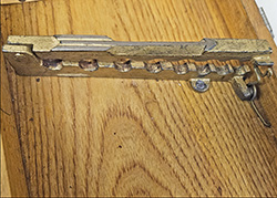 hinged bit holder