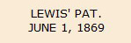 Lewis Patent bit stamp