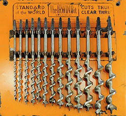 Irwin orange wall rack