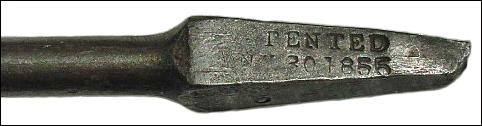 ca. 1859 tang stamp