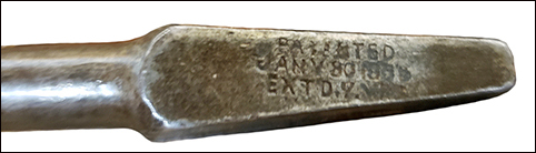 ca. 1867 tang stamp