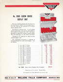 front side of No. 8585 screwdriver display circular