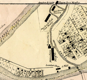 Millers Falls canal, 1873