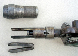 Goodell's grip disassembled
