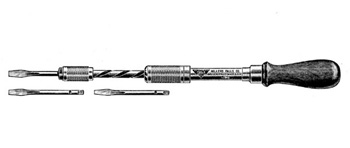 Millers Falls spiral screwdrivers nos. 51, 52, 57