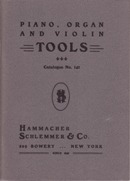 Hammacher, Schlemmer and Company musical tools catalog, ca. 1890